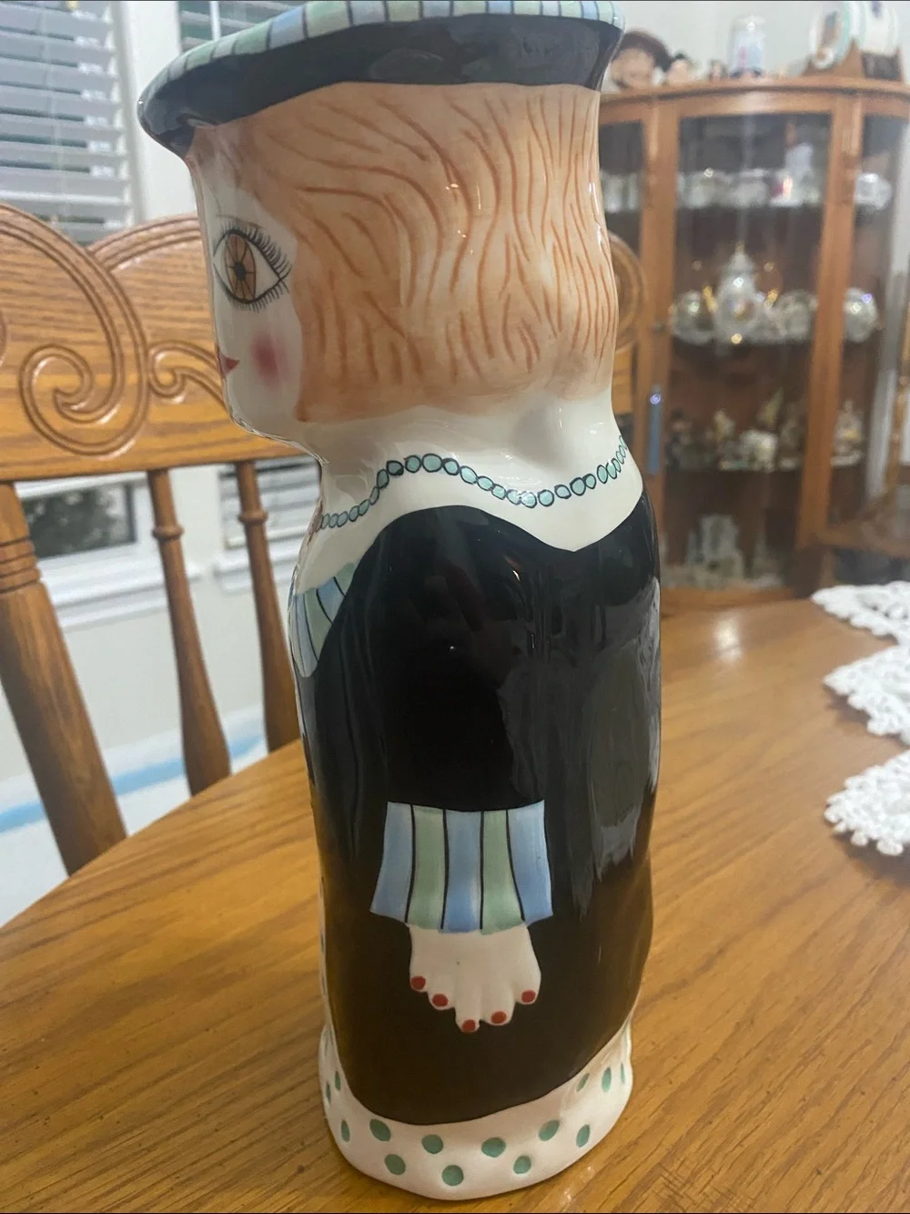 Vintage Susan Paley Hand-Painted “Millie” Vase